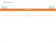 Tablet Screenshot of mietwerkstatt-koblenz.de